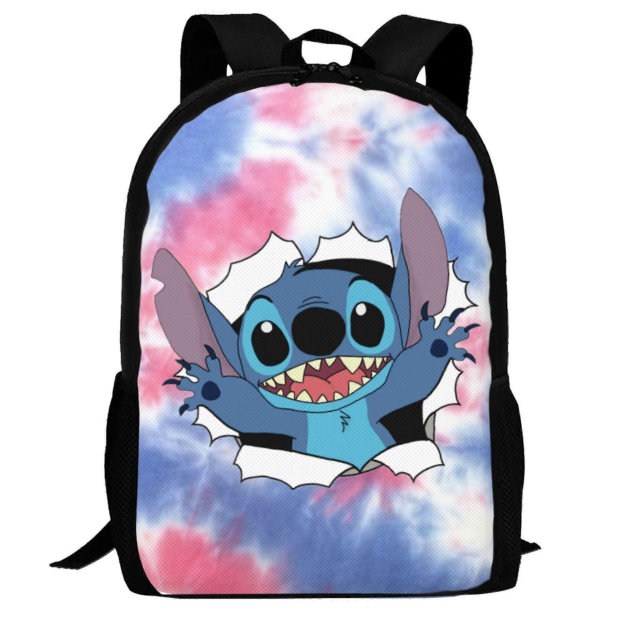 j4459 Lilo & Stitch Backpack for Kids Boys Girls Large Capacity Multifunction School Backpacks Lightweight Sports Travel Laptop Bag Daypack e4459