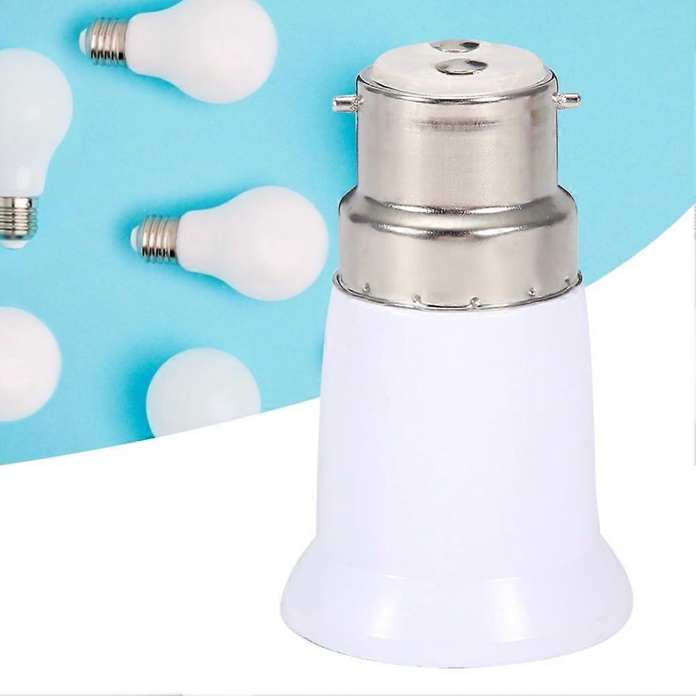 B22 to E27 Light Socket Adapter Converter Lamp Bulb Base for Home Use