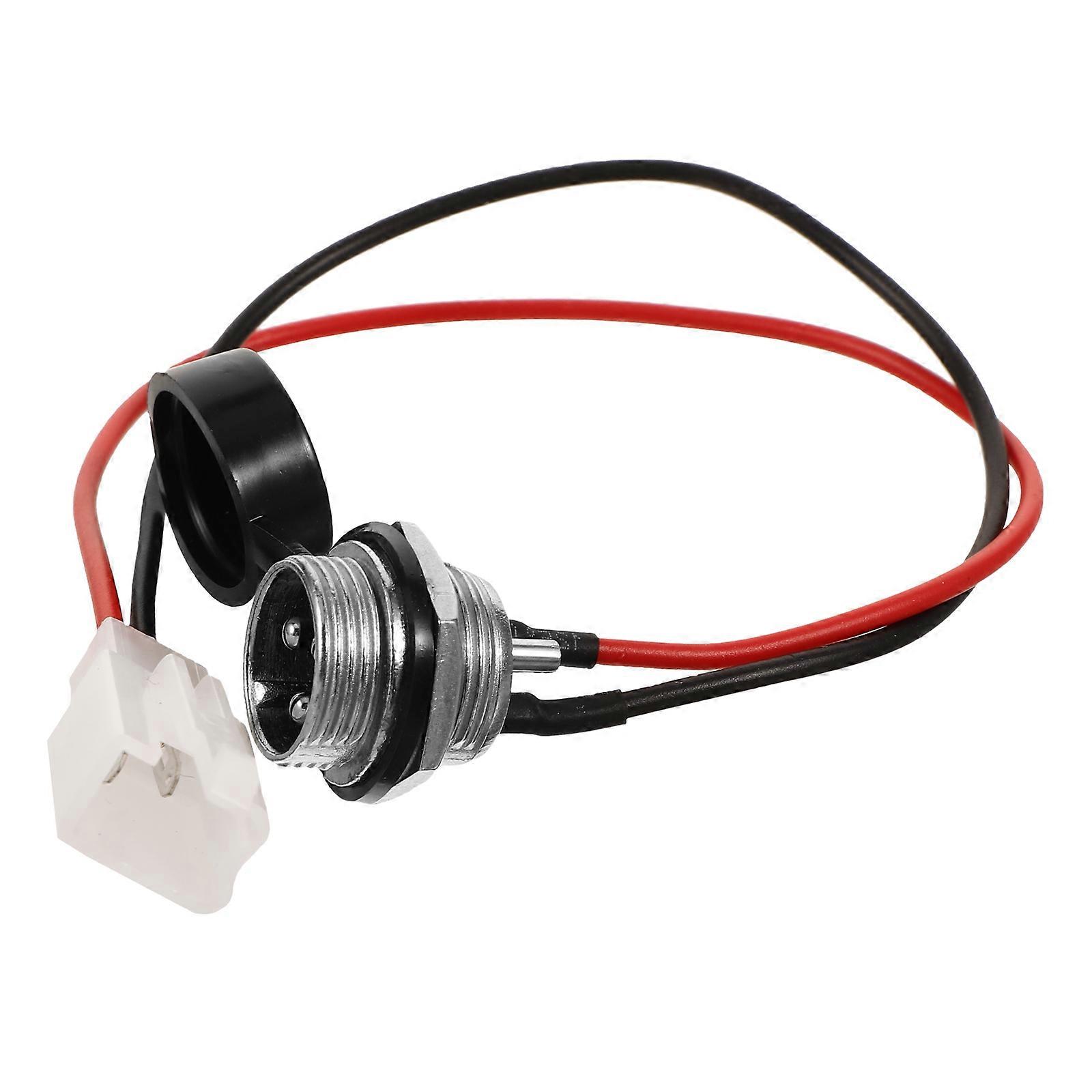 Charging Port Socket 3-Prong Jack Connector for 49Cc Motorcycle