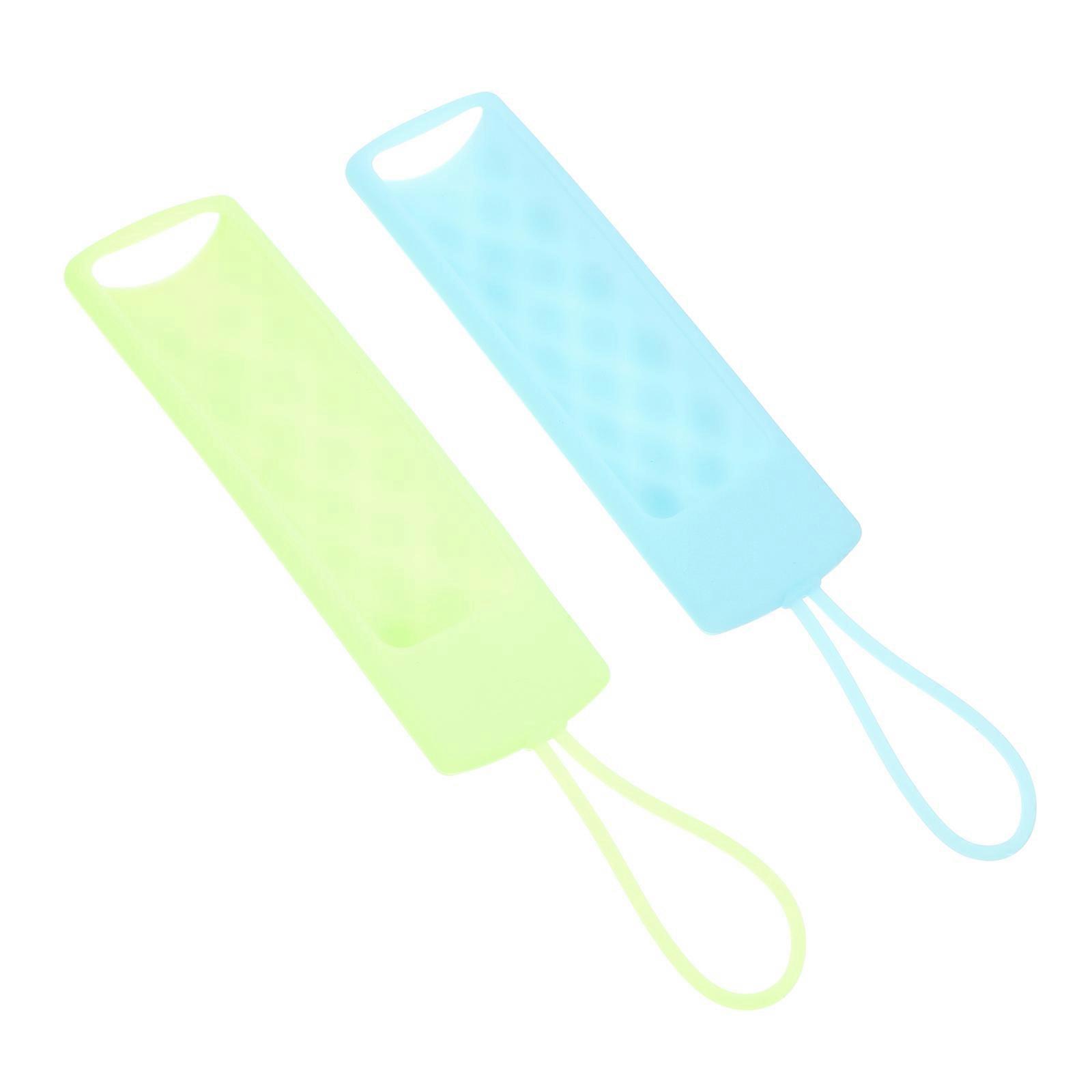Silicone Remote Control Cover for TV Controller Protection 2Pcs Compatible
