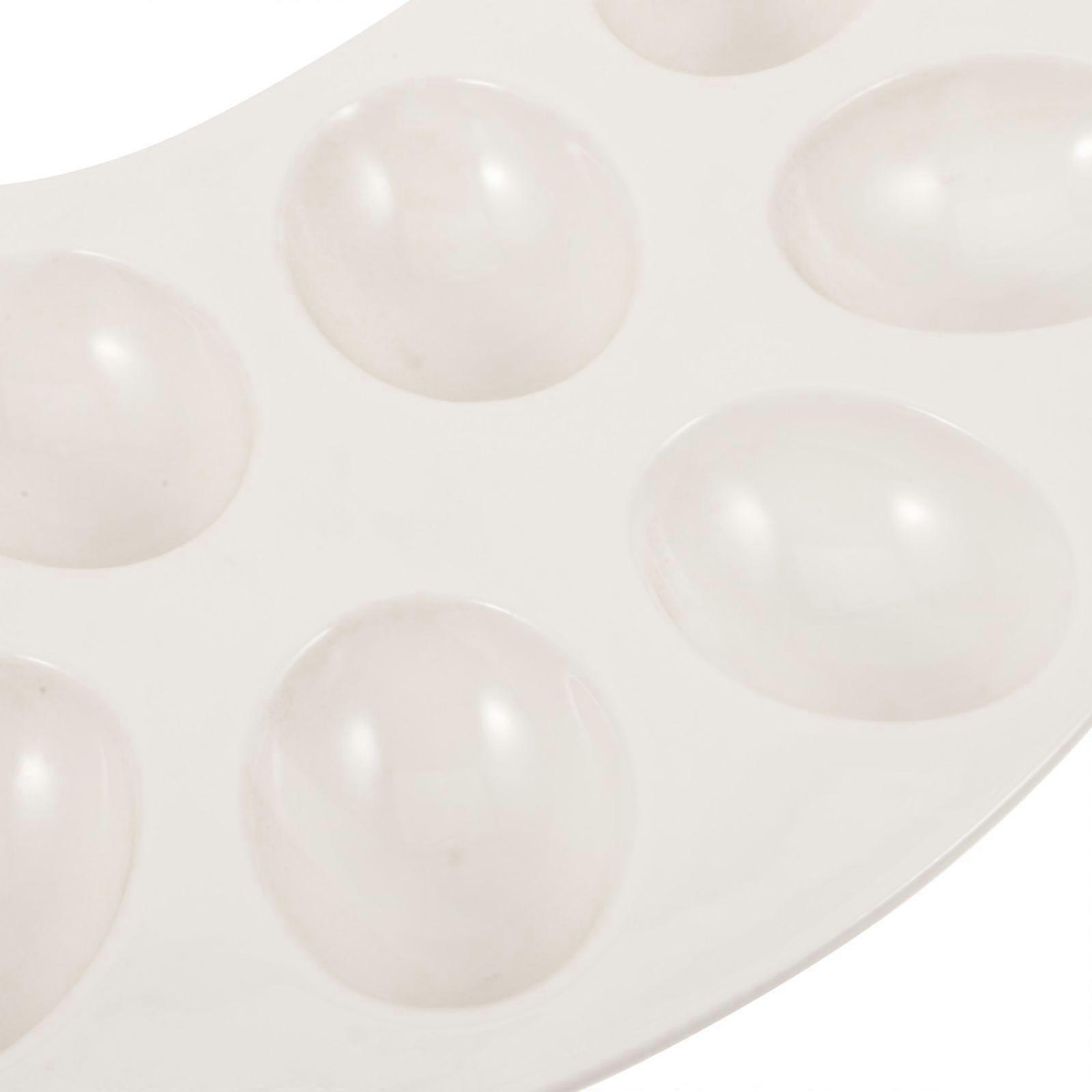 Easter Egg Platter Ceramic Egg Tray Catering Platter Deviled Eggs Serving Tray