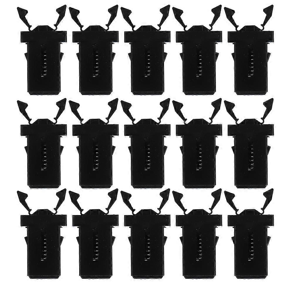 Universal Trash Can Lid Lock Push Button Latch 24Pcs Plastic Replacements