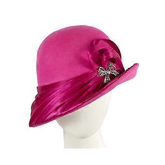 Limited edition fuchsia winter felt hat CU735F