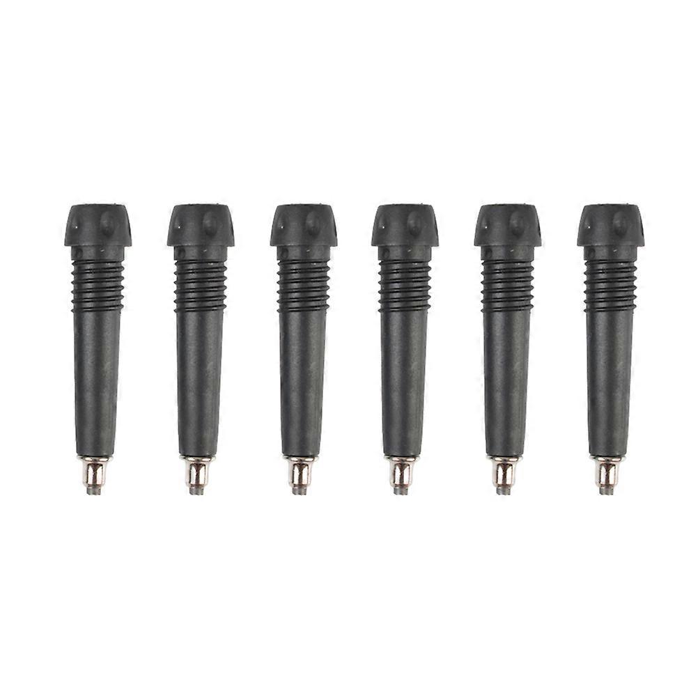 Trekking Pole Tips Replacement Rubber Tips Set for Walking 6Pcs