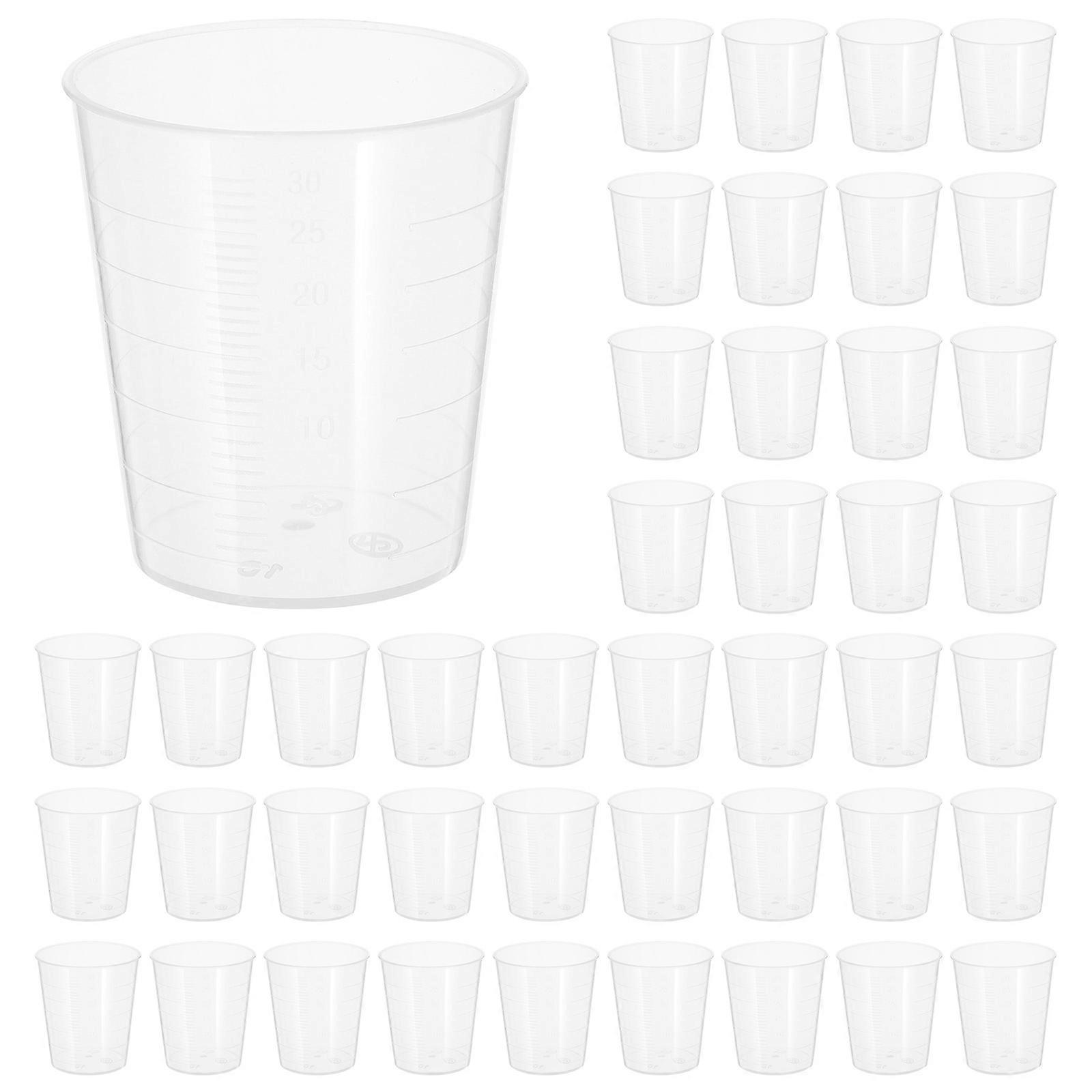 Measure Cups Transparent Scale Cups For Students 100Pcs
