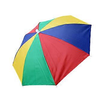 Outdoor Umbrella Hat Hands Free Wearing for Camping Fishing Activities
