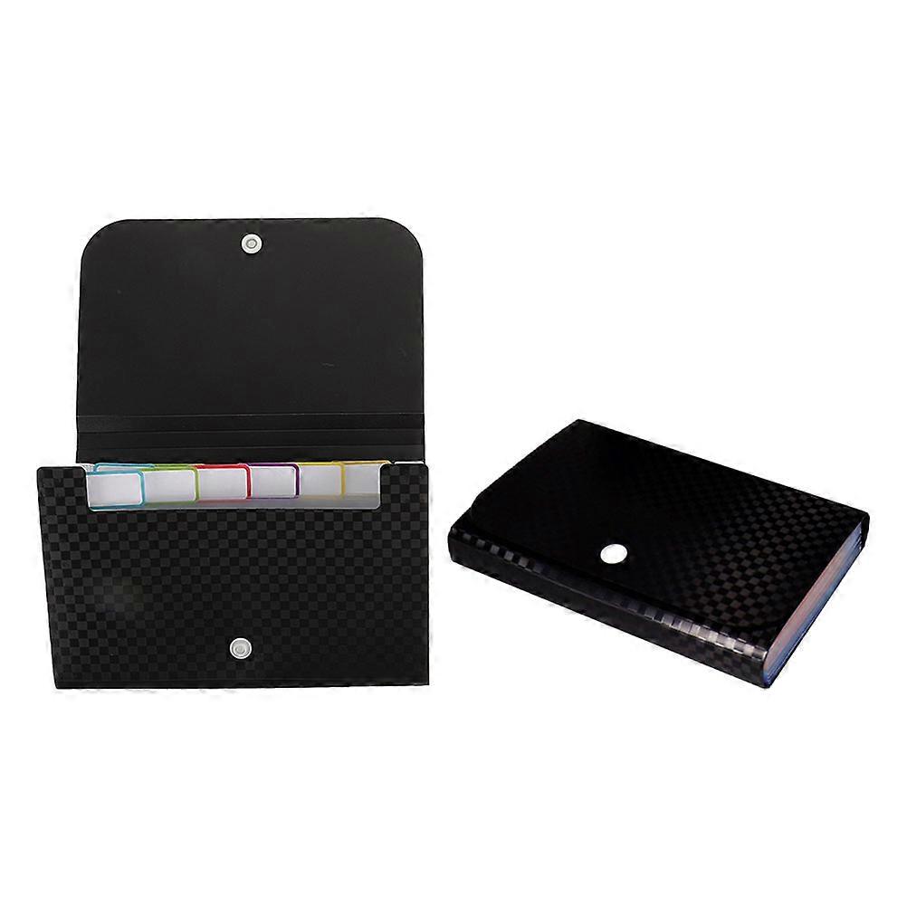 2pcs Multi-layer Document Folders Small Folder Bags Receipt Holders for Outdoor