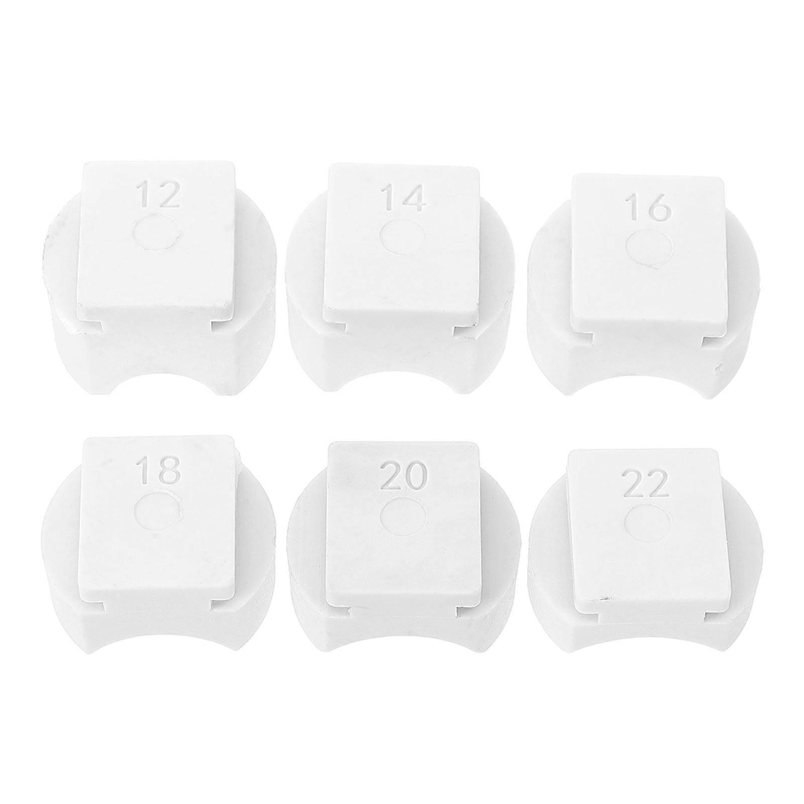 6Pcs Ring Bender Dies Part Ring Maker Accessory Multi-Functional Jewelry Ring Bending Machine Accessory