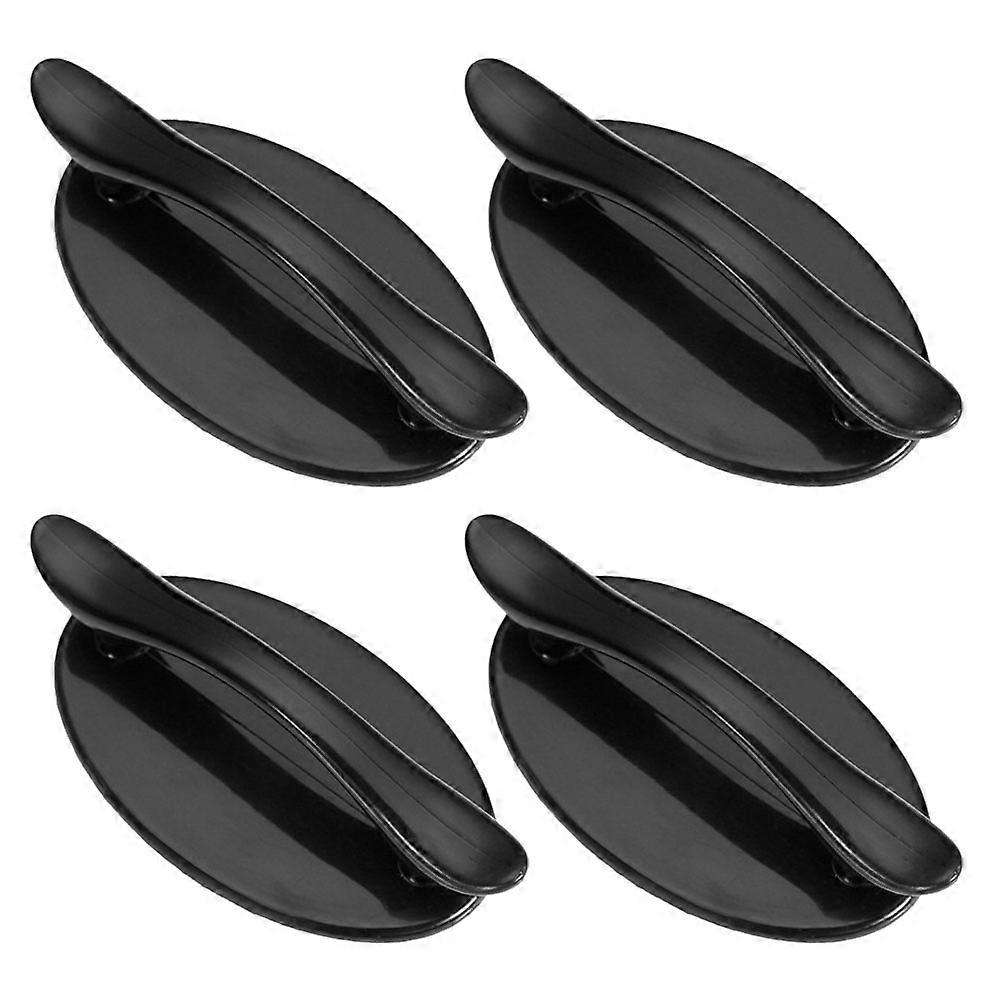 4Pcs Self Adhesive Pull Handles No Drilling Screw Replacement Knobs Cabinet Pull Handles