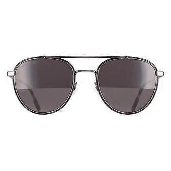 Lacoste Sunglasses L258S 033 Gunmetal Solid Grey Smoke