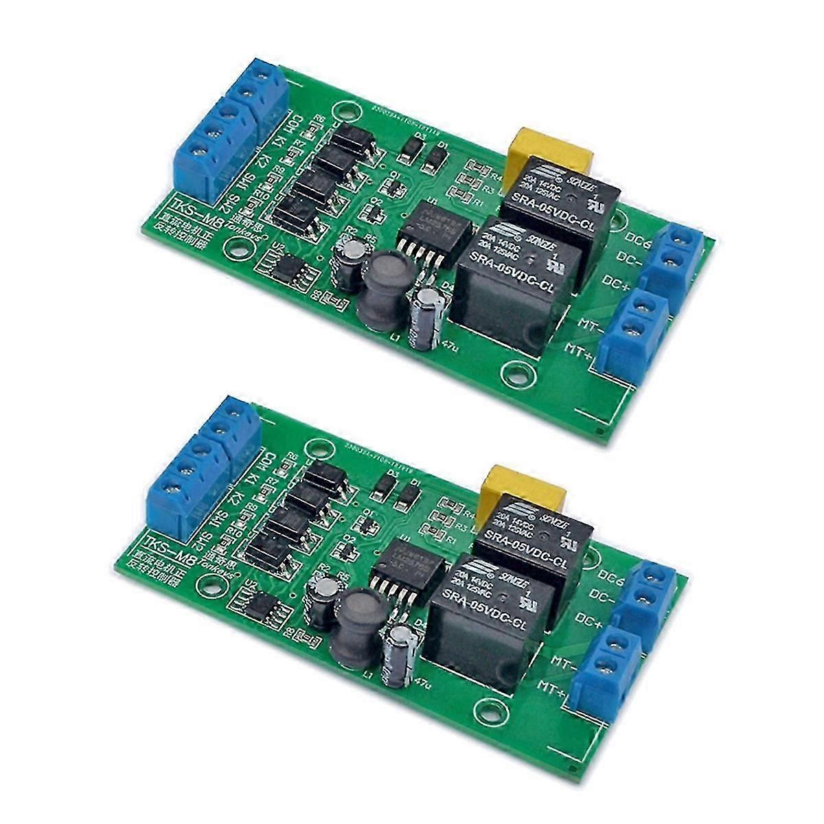 DC Motor Forward Reverse Controller, 4V-40V 20A High Current Self-Locking PO Version for Automation