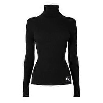 Calvin Klein Womens/Ladies Turtle Neck Slim Long-Sleeved Sweater Top