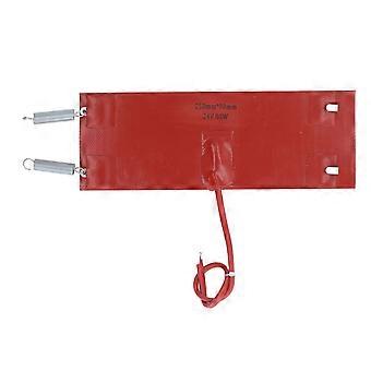 Silicone Heating Pad Efficient Waterproof Insulation Heater for Car Machinery Equipment 80W 250mm X 90mm DC24V