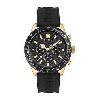 Philipp Plein Men's Watch Analog Chronograph Quartz PLEINMETER PWPYA0224 Silicone