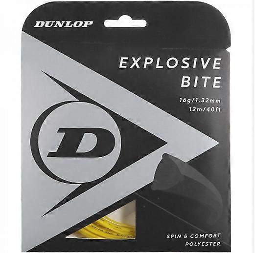 Dunlop Explosive Bite Yellow 12 m Tennis String Single Set