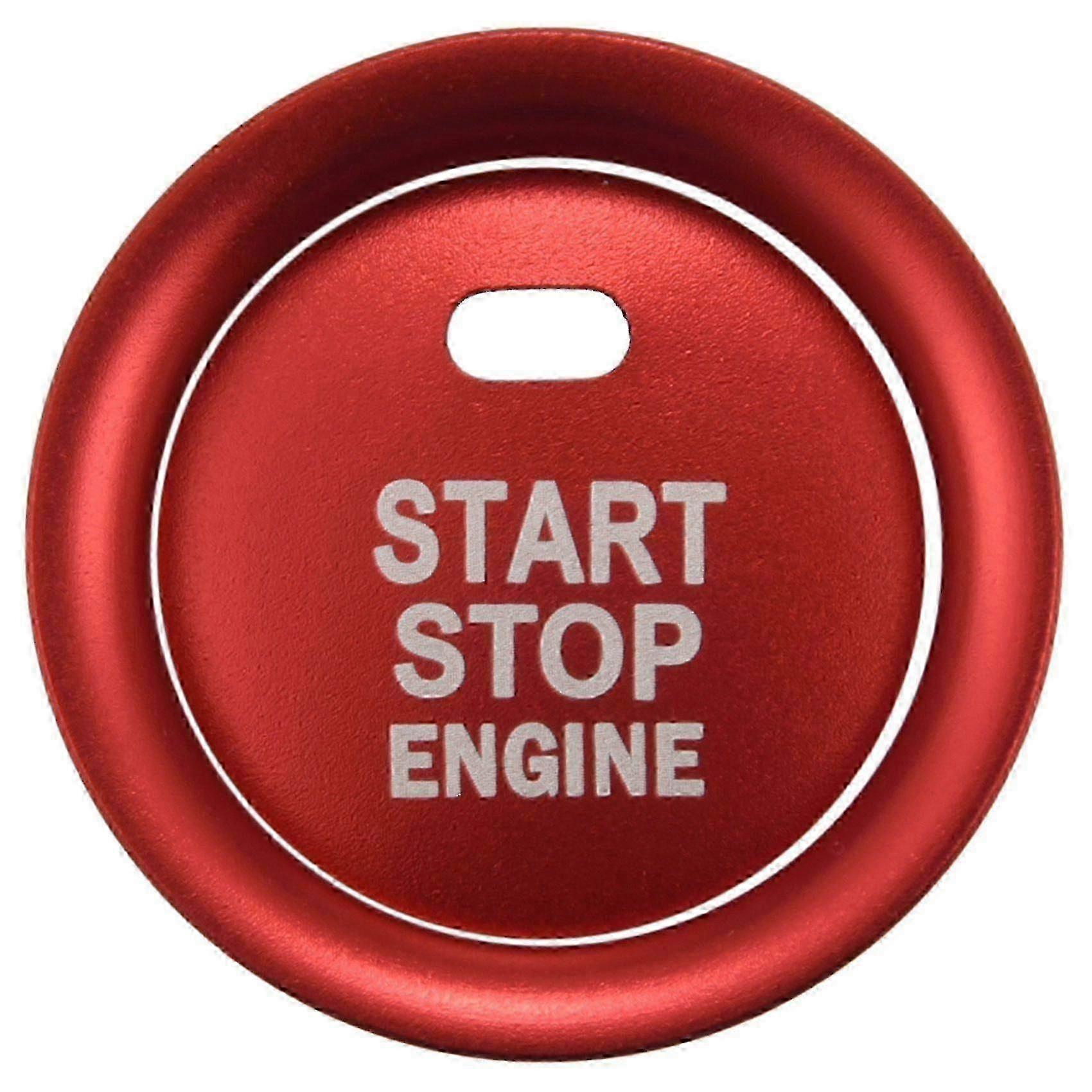 Compatible with 2-piece keyless engine start button and surrounding decorations