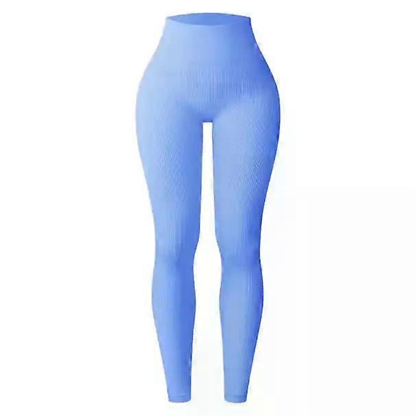 Women's High Waisted Ribbed Yoga Pants