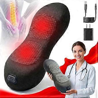 Triple Fusion Back Massager with Stretching, Vibration and Heat, 3-in-1 Electric Lumbar Pillow,New 2026