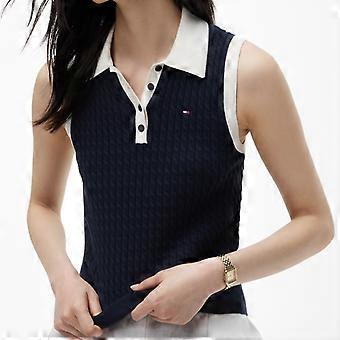 Tommy Hilfiger Toppar Ww0ww50102 Tunn Kabel Ärmlös Pojke