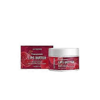 Granaatappel Lippenbalsem Boter | Hydraterend lipmasker met hyaluronzuur | Nachtbehandeling voor zachte, gladde lippen | Shea Boter, Vitamine E & Natuurlijk