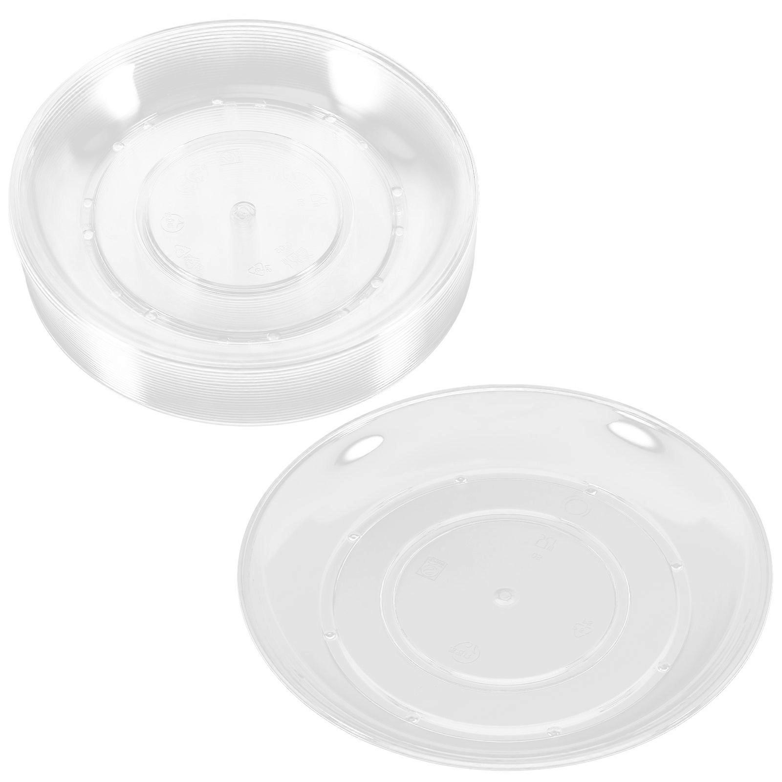 Thickened Transparent Plates 20Pcs for Appetizer Serving