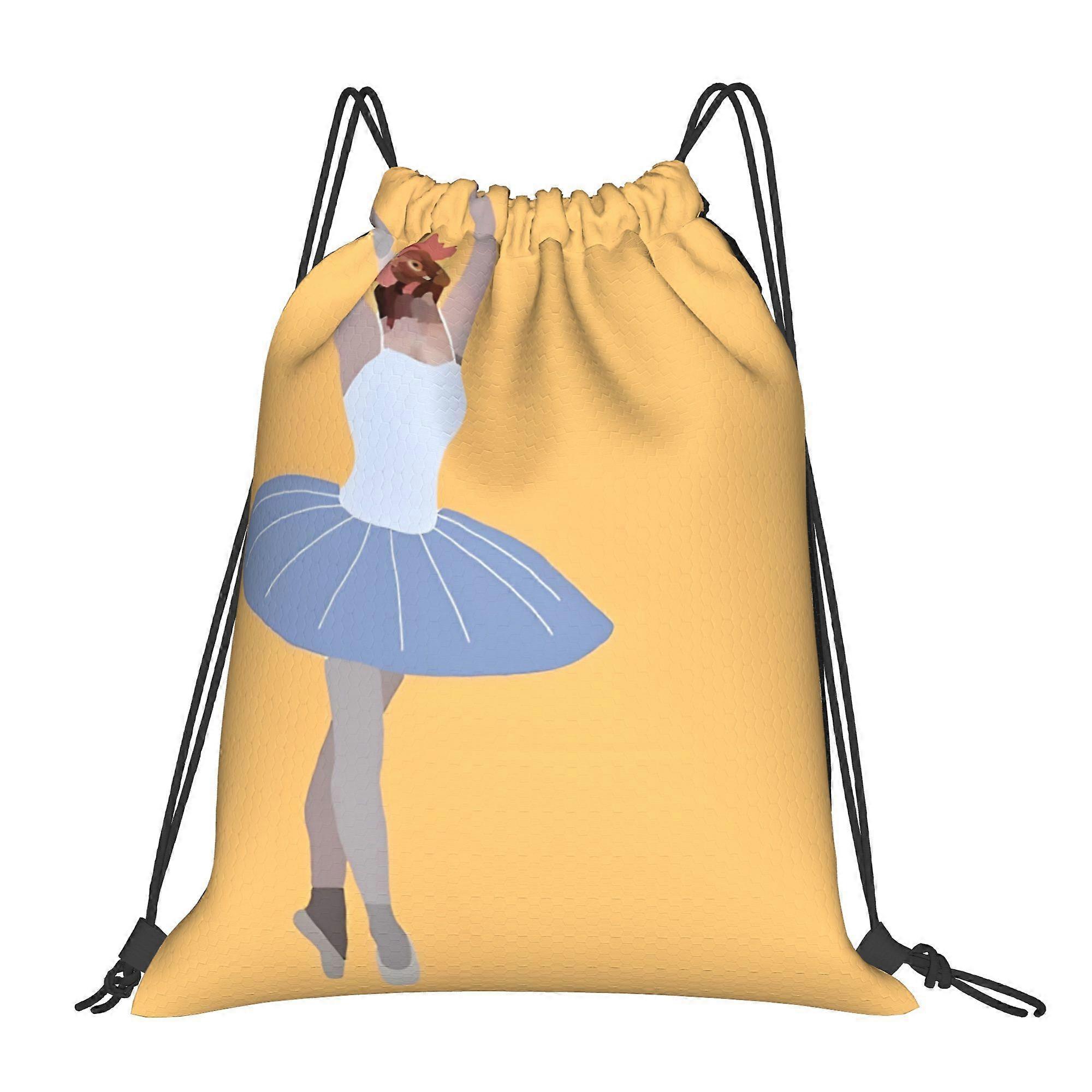 1pc Chicken Dancer Drawstring Backpack-Cqazw