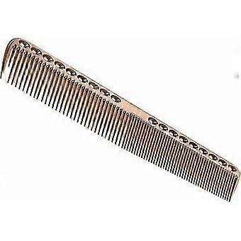Peigne professionnel Z7 (rose poudré) - Peigne de coupe en aluminium pour l'aérospatiale et l'aviation - Peigne de coiffure pour salon de coiffure