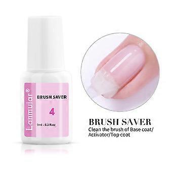 Neglelim manicure sæt Dyppepulver dyppepulver dyppefoundationlim 4-delt sæt 1