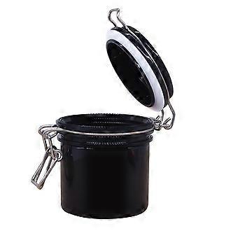 1Pc Grafting False Eyelash Glue Storage Jar Activate Carbon Glue Storage Box (Black)