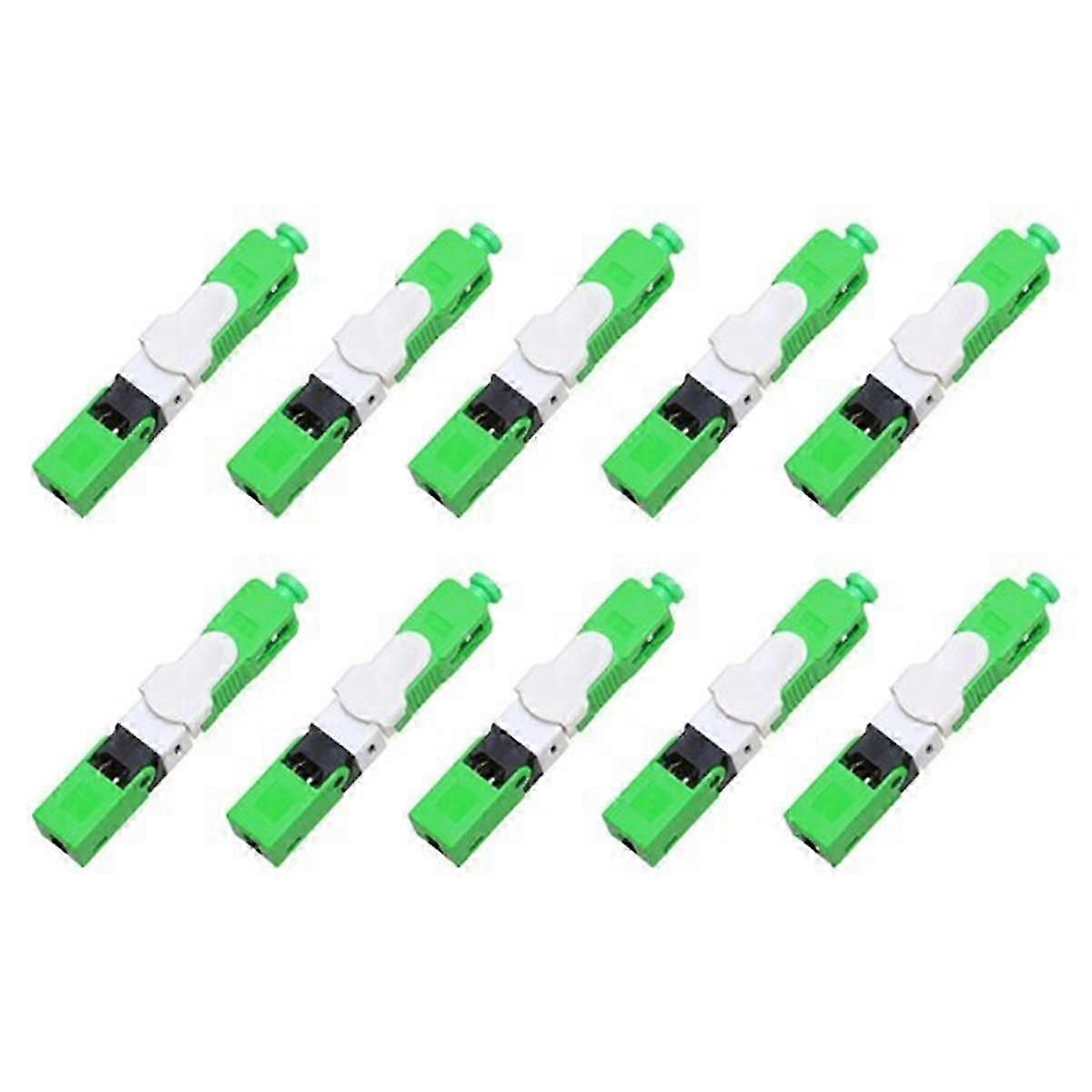 Fiber optic quick connector 10Pcs for FTTH SC/APC/UPC fast connector