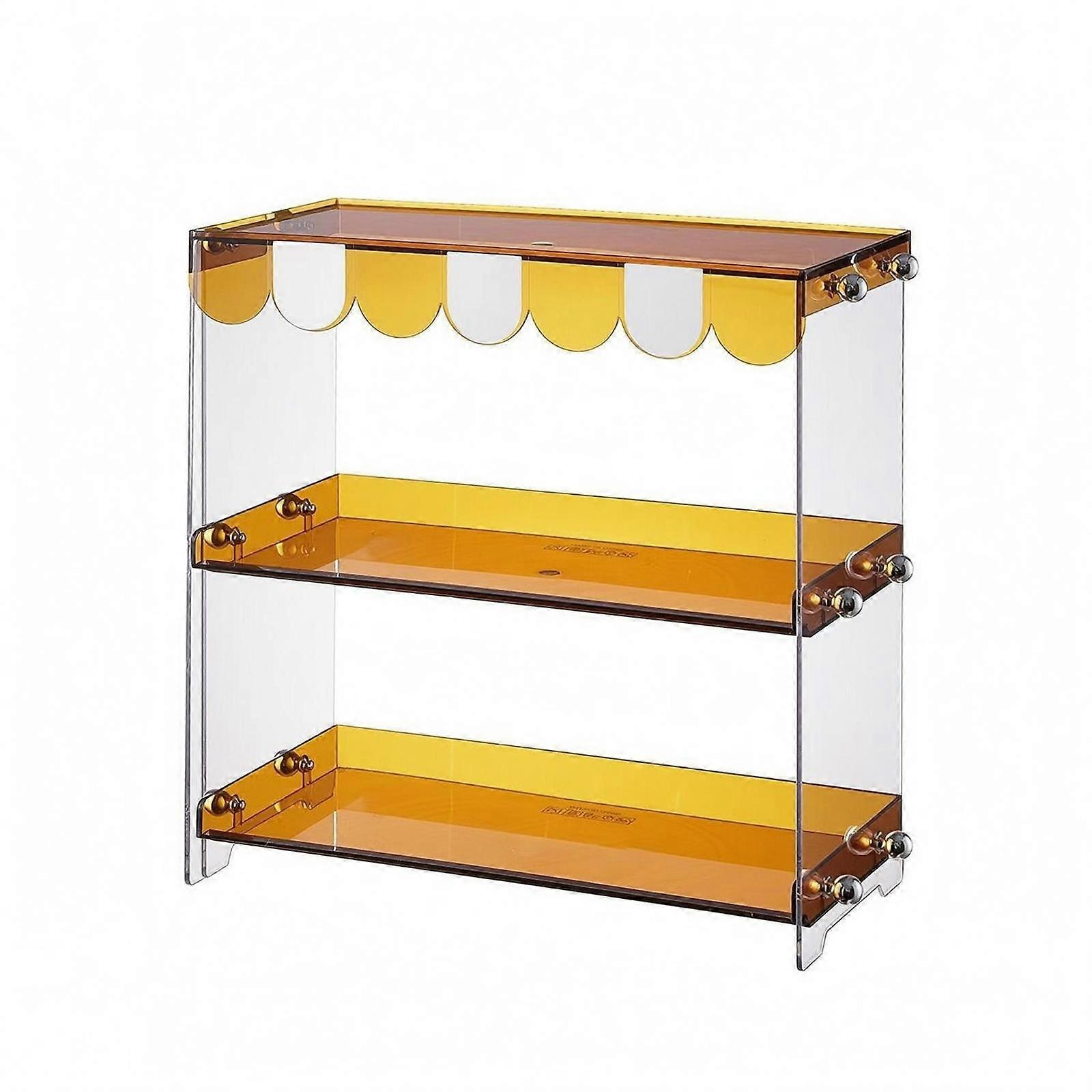 Desktop Organizer Shelf Acrylic Tea Packet Rack Multi-Layer