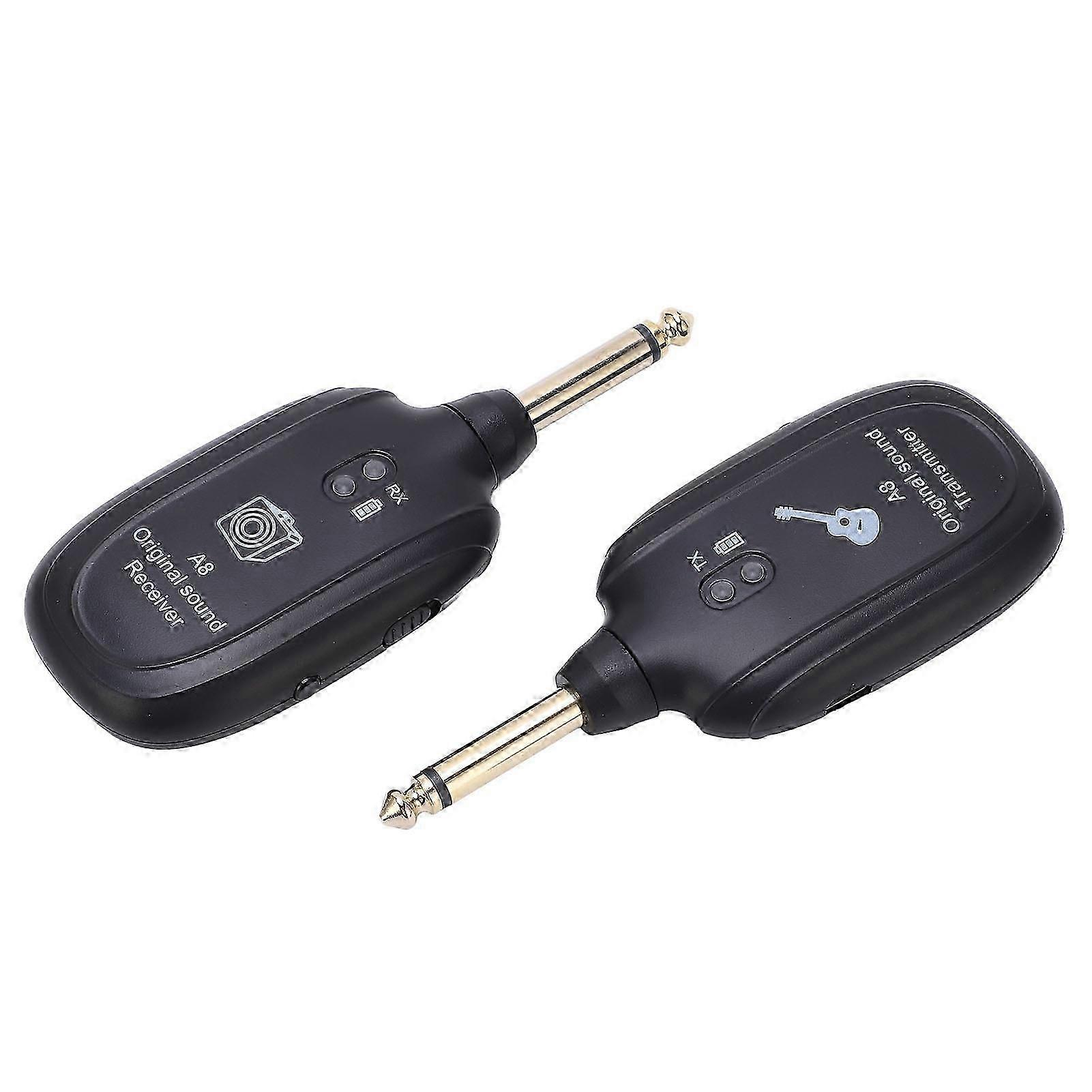 Guitar Accessory Set Wireless System Transmitter Receiver Rechargeable Pickup