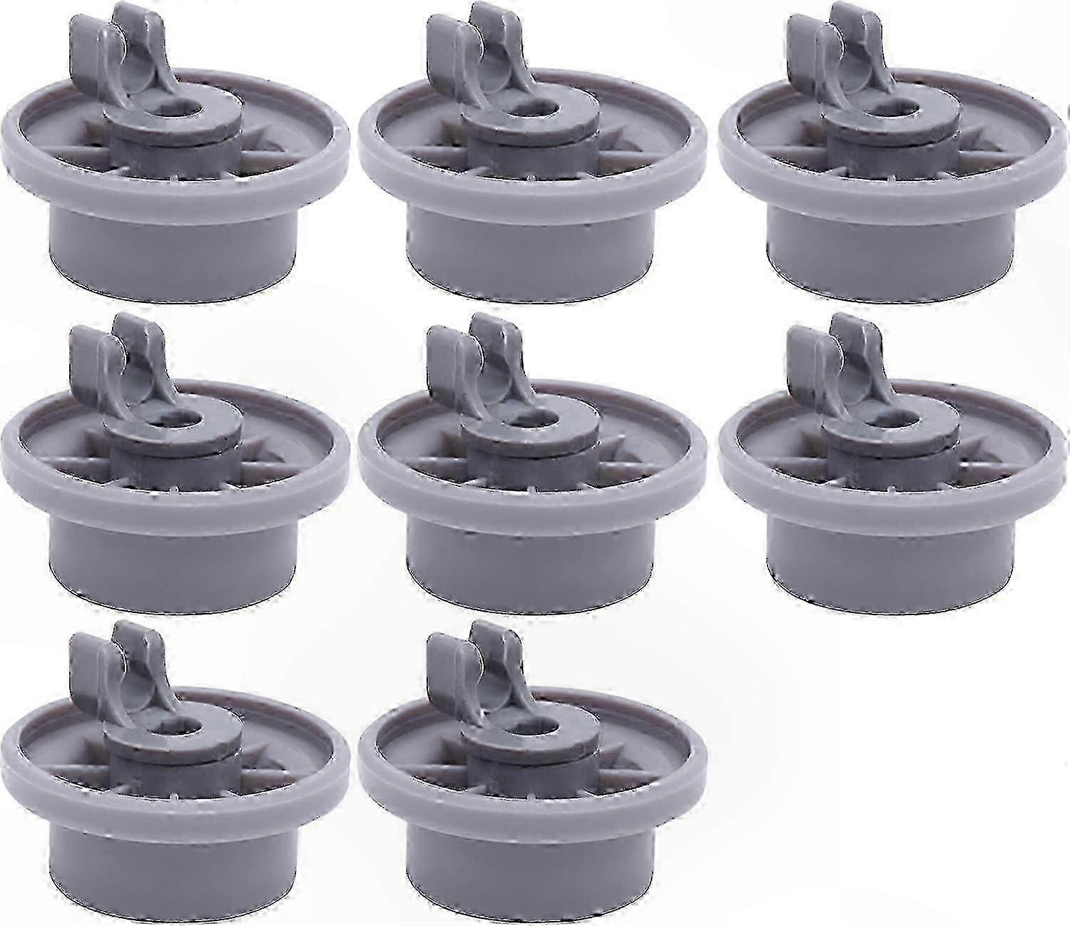 Universal Lower Basket Wheels for Dishwashers, 8 Pack Replacement Rollers