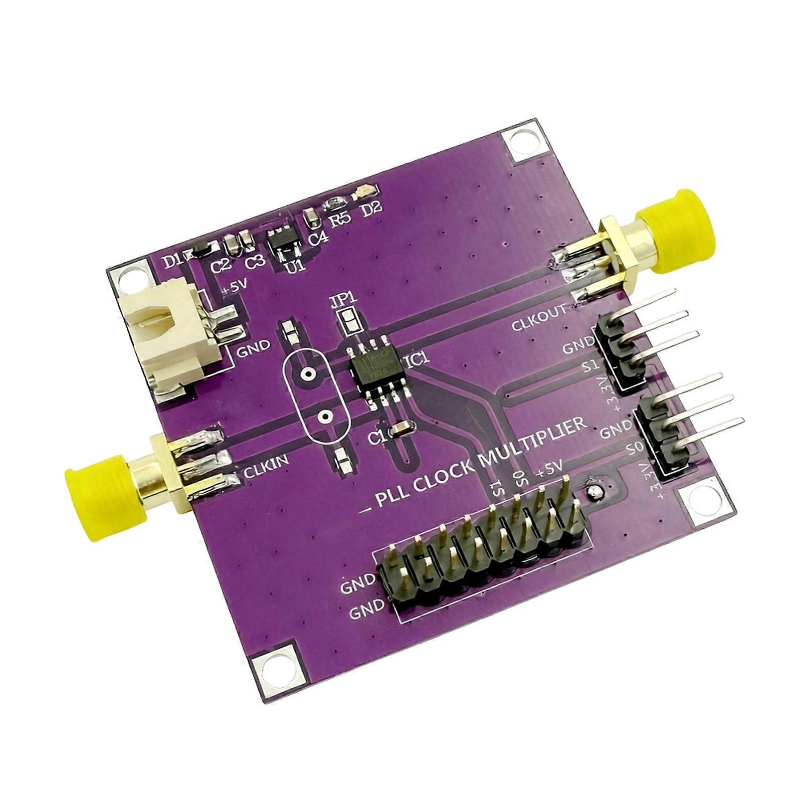 PLL Clock Module with ICS511 Timing Design, Signal Connection Layout and Header Access for FPGA Development, Clock Testing and Communication Circuit