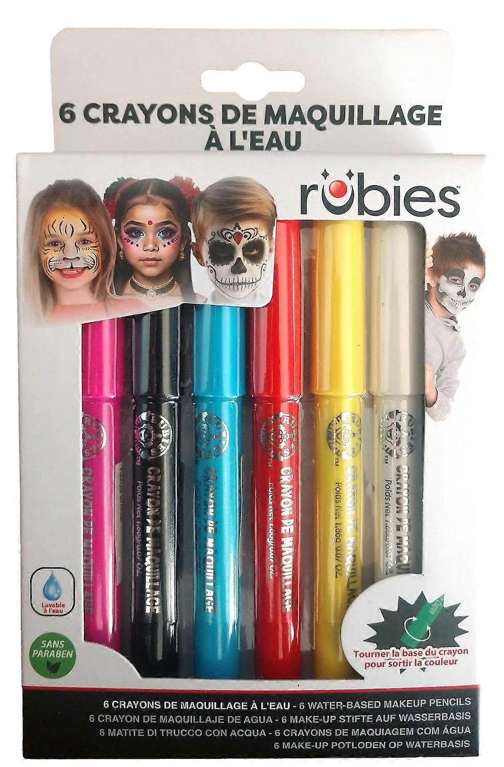 Water-based makeup pencils