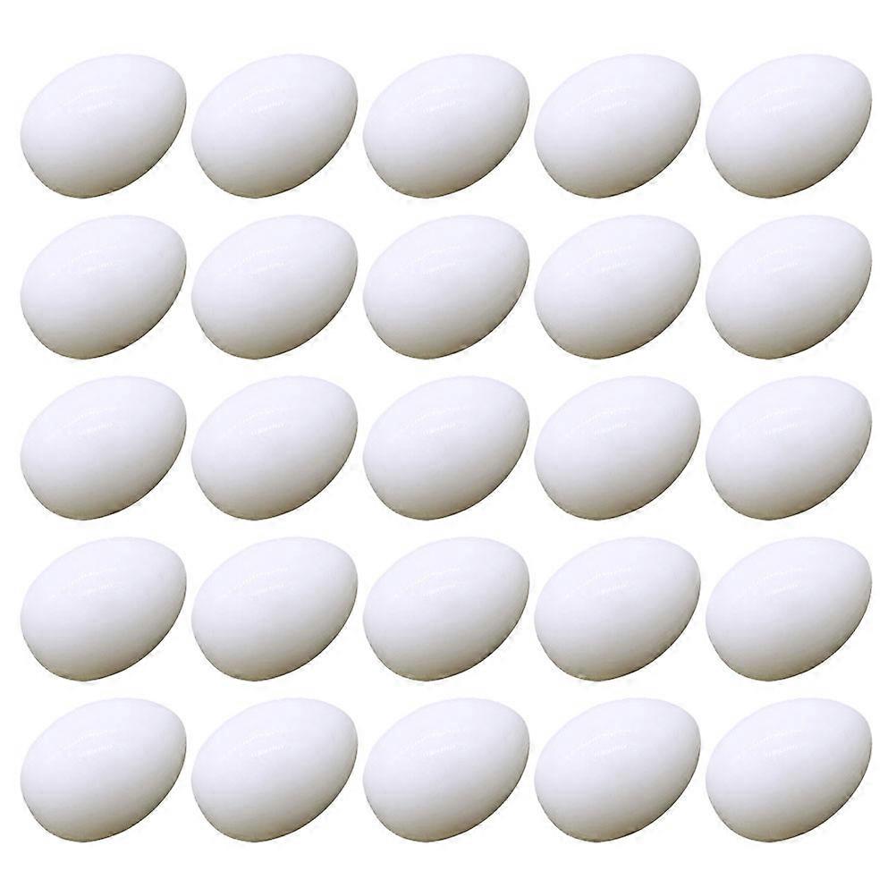 Plastic Bird Eggs Simulation Eggs for Hatching Use 50Pcs Pack