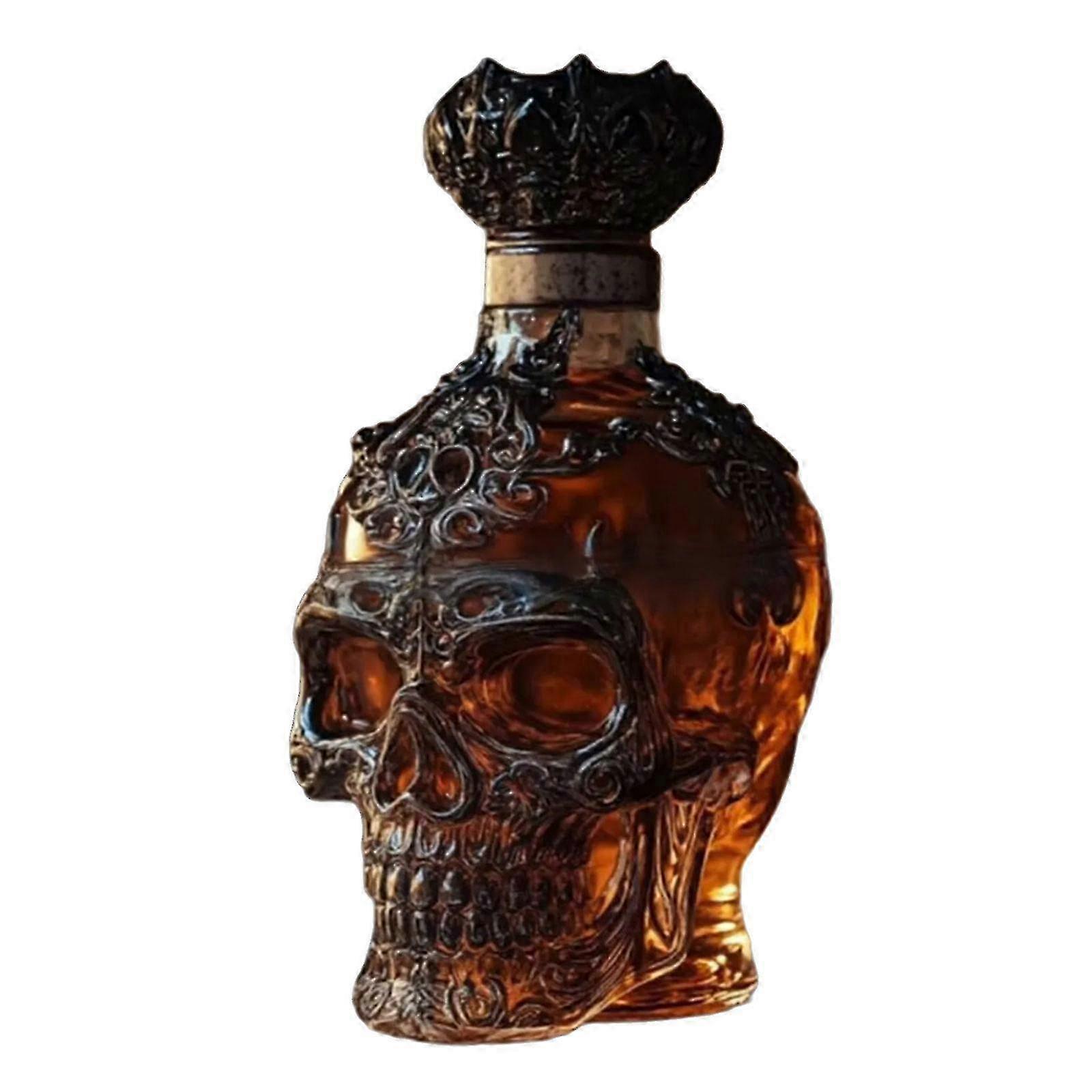 Skull Skeleton Glass Decanter