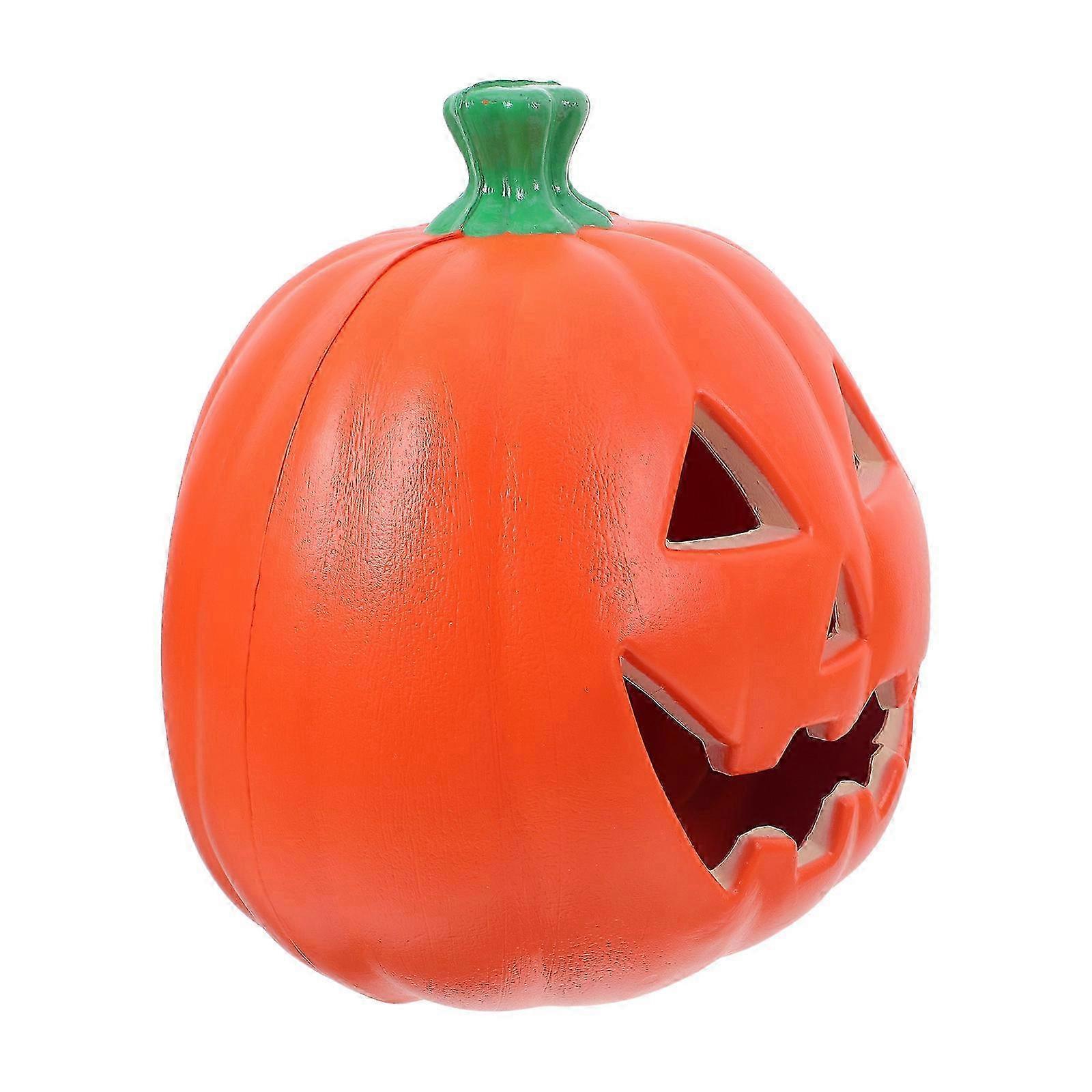 Plastic Halloween Pumpkin Lantern Light for Party Decor