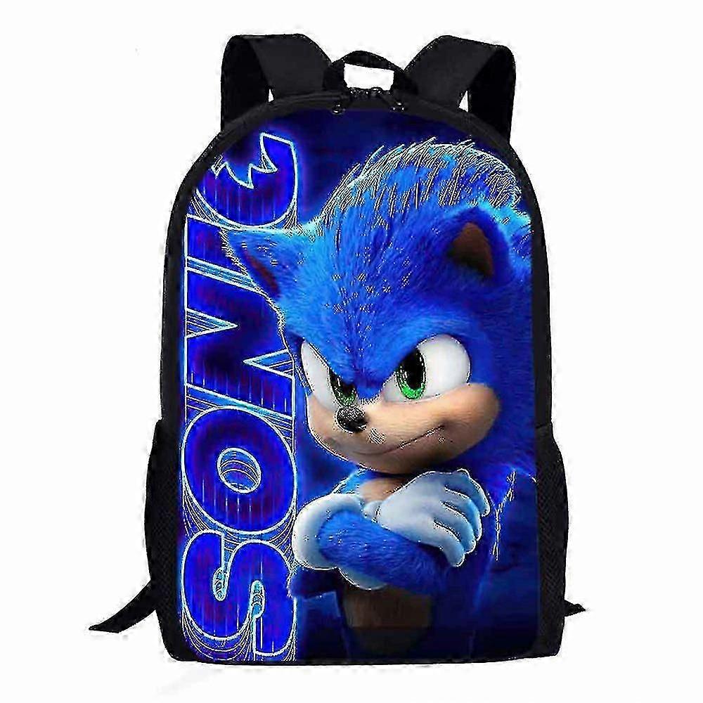 3D Sonic Cartoon Kids Backpack