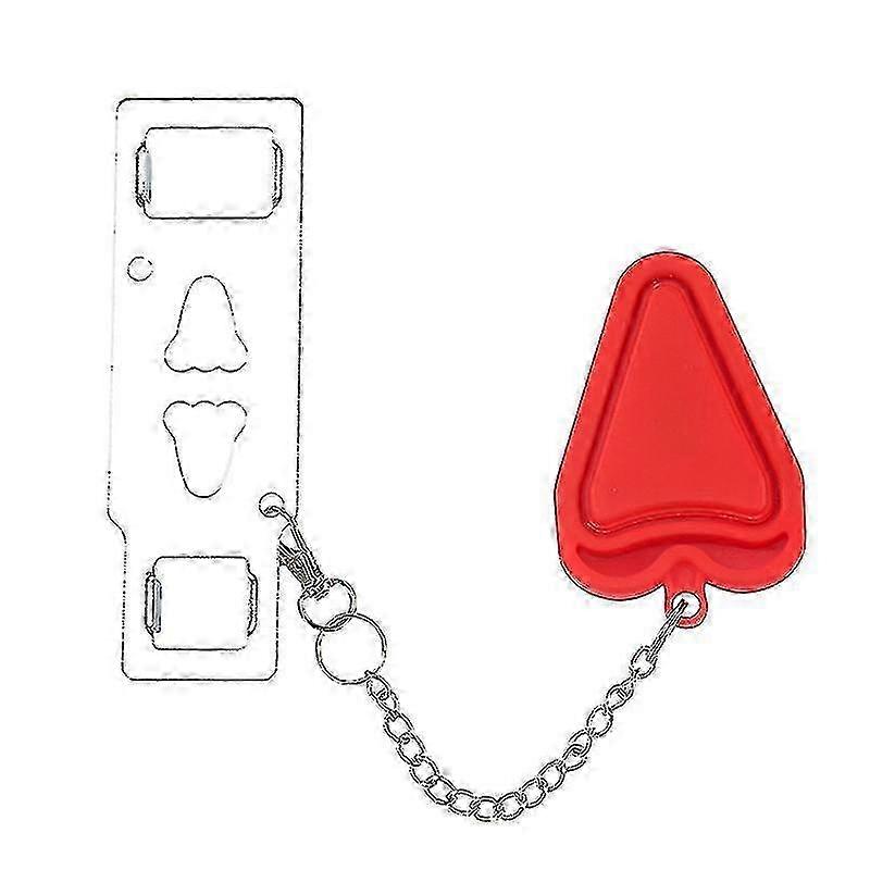 Red Travel-Sized Door Lock