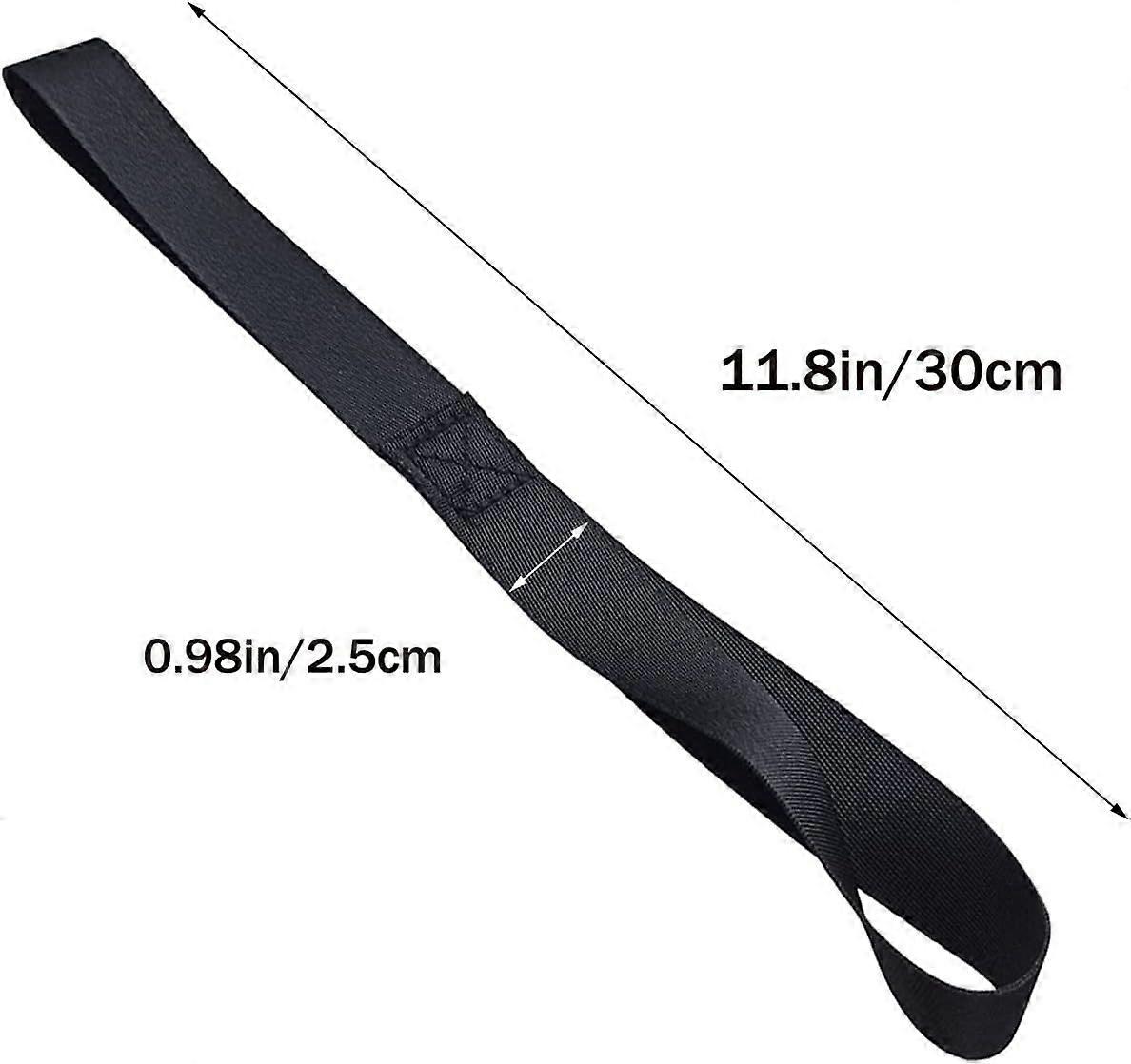 Black Soft Loop Tie Down Straps (6 Pack) 4500Lbs Breaking Strength and 1500Lbs