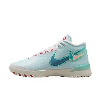 Nike Lebron NXXT Genius EP Abrasion Resistant Breathable Support Grip Mid top Basketball Shoes Men's White HF0711-101