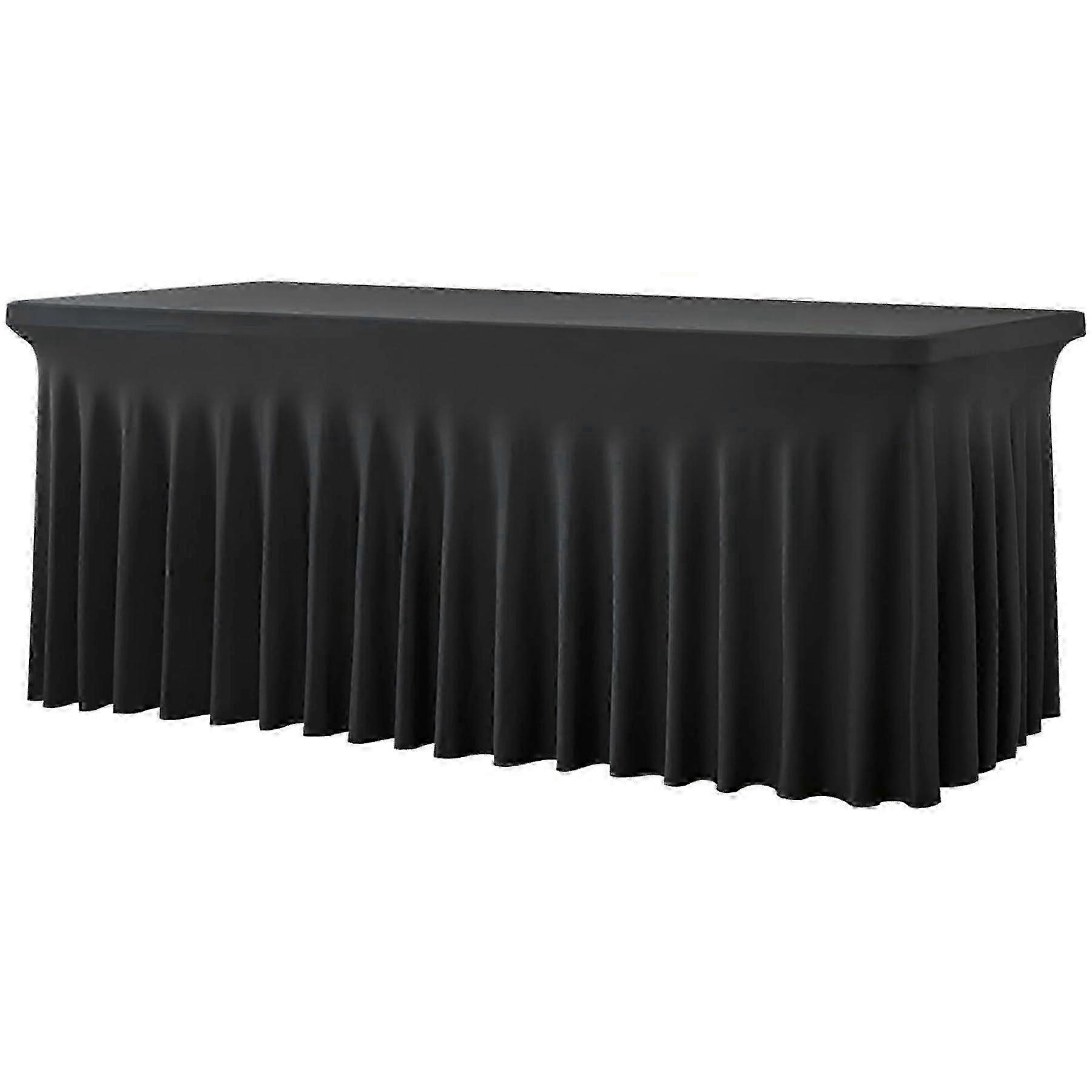 6ft Pleated Fitted Table Cloth