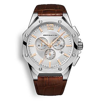 Downtown Quartz Analog Men's Watch with Cowhide Bracelet CO2010-2027