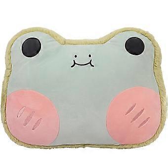 Kawaii Frosch-Plüschkissen, 45 cm, weiches Anime-Frosch-Kuscheltier, niedliche Kuschelgröße, Komfortgeschenk für Kinder