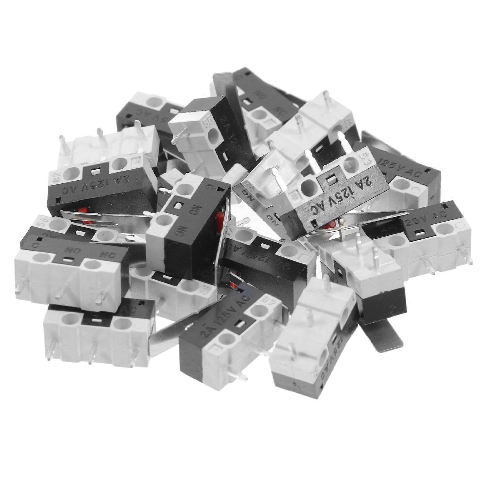 Micro Limit Switch Lever Arm for Switching 60Pcs Replacement for Electronics