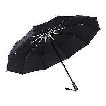 Large Windproof Travel Umbrella for Women with Reinforced 10Rib Frame and Double Canopy