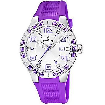 Festina Dream Quartz Analog Woman Watch with F16560/5 Rubber Bracelet