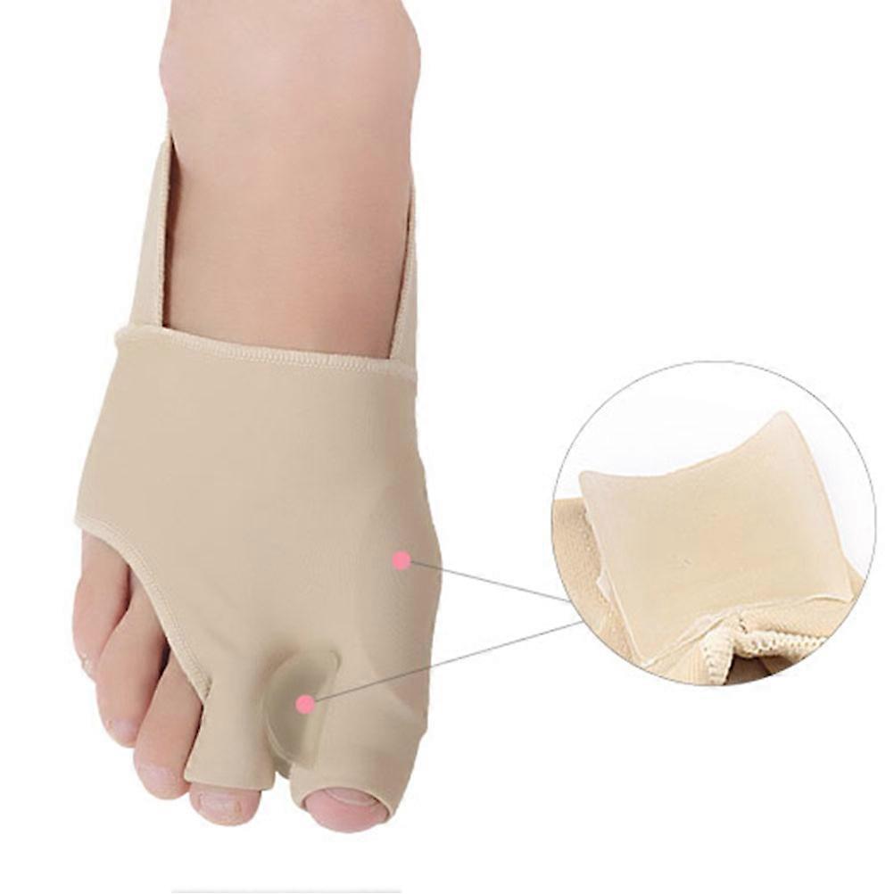 Hallux Valgus Corrector Socks Liners for Toe 1Pair Khaki