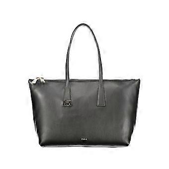 Furla Black Leather Women's Bag